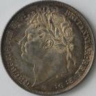 SHILLINGS 1824  GEORGE IV GEF