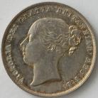 SHILLINGS 1839  VICTORIA 2ND HEAD NO WW UNC LUS