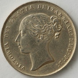 SHILLINGS 1852  VICTORIA                         NUNC LUS