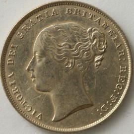 SHILLINGS 1853  VICTORIA SCARCE NUNC LUS