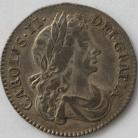 SIXPENCES 1679  CHARLES II VF