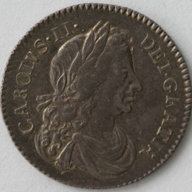 SIXPENCES 1681  CHARLES II  GVF