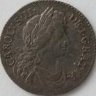 SIXPENCES 1684  CHARLES II SCARCE VF