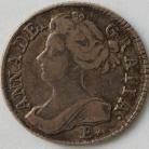 SIXPENCES 1708 E* ANNE EDINBURGH STAR BELOW LOCAL DIES RETROGRADE ONE IN DATE RARE UNLISTED IN ESC NVF