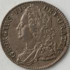 SIXPENCES 1743  GEORGE II ROSES GEF