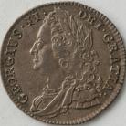 SIXPENCES 1743  GEORGE II ROSES EF/GEF