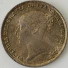 SIXPENCES 1856  VICTORIA SHORT LINE UNC LUS