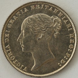 SIXPENCES 1859  VICTORIA  BU