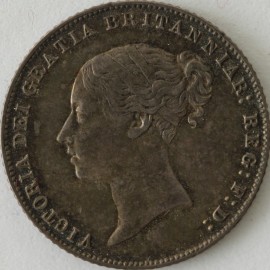 SIXPENCES 1859  VICTORIA  NUNC