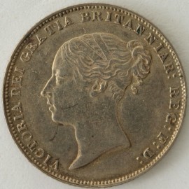 SIXPENCES 1863  VICTORIA VERY RARE GVF