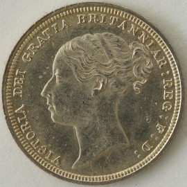 SIXPENCES 1881  VICTORIA  BU