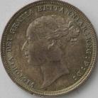 SIXPENCES 1883  VICTORIA SUPERB TONED UNC