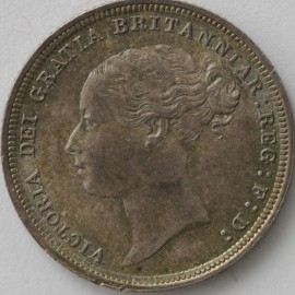 SIXPENCES 1883  VICTORIA SUPERB TONED  UNC