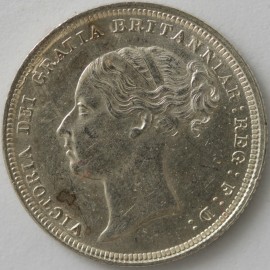 SIXPENCES 1885  VICTORIA  BU