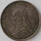 SIXPENCES 1892  VICTORIA VERY SCARCE UNC T