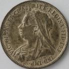 SIXPENCES 1899  VICTORIA  UNC T