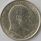 SIXPENCES 1907  EDWARD VII  UNC LUS