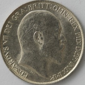 SIXPENCES 1909  EDWARD VII  BU