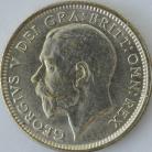 SIXPENCES 1925  GEORGE V WIDE RIM BU