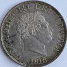 HALF CROWNS 1818  GEORGE III GEF