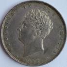 HALF CROWNS 1825  GEORGE IV 2ND HEAD 3RD REVERSE GEF