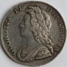 HALF CROWNS 1739  GEORGE II ROSES NEF