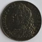 HALF CROWNS 1751  GEORGE II V.QUATRO RARE GVF/NEF