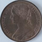 PENNIES 1863  VICTORIA F42 UNC LUS