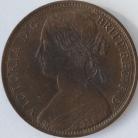 PENNIES 1863  VICTORIA F42 NUNC T