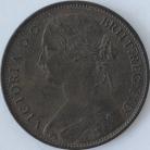 PENNIES 1865  VICTORIA PLAIN 5 NUNC