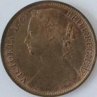 PENNIES 1875  VICTORIA F82 WIDE DATE - SUPERB  UNC LUS