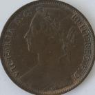 PENNIES 1876 H VICTORIA NARROW DATE F89 NUNC.T.