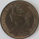 PENNIES 1879  VICTORIA WIDE DATE F97  NUNC LUS