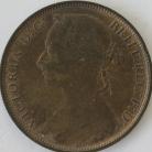 PENNIES 1881 H VICTORIA F108 GEF