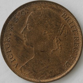 PENNIES 1888  VICTORIA  UNC T