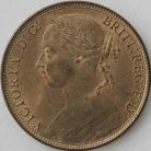 PENNIES 1890  VICTORIA F130 SUPERB  UNC LUS