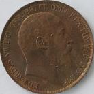 PENNIES 1902  EDWARD VII LOW TIDE VERY SCARCE UNC T