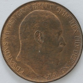 PENNIES 1906  EDWARD VII  UNC LUS