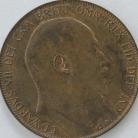 PENNIES 1907  EDWARD VII GEF