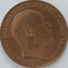 PENNIES 1908  EDWARD VII F166 UNC.T.