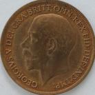 PENNIES 1919 H GEORGE V HEATON VERY SCARCE UNC T