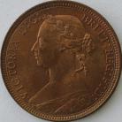 HALFPENCE 1890  VICTORIA F362 BU