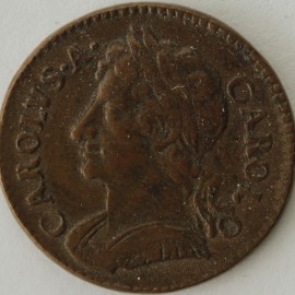 FARTHINGS 1675  CHARLES II  GVF