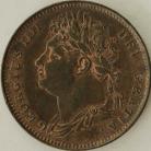 FARTHINGS 1821  GEORGE IV  UNC 