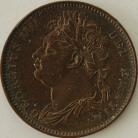 FARTHINGS 1821  GEORGE IV GEF