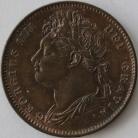 FARTHINGS 1825  GEORGE IV     UNC T