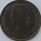 FARTHINGS 1861  VICTORIA 4 BERRIES F502 UNC T.