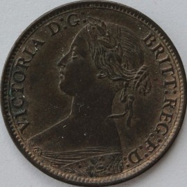 FARTHINGS 1866  VICTORIA  UNC T.