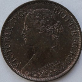 FARTHINGS 1873  VICTORIA SUPERB  UNC.T.