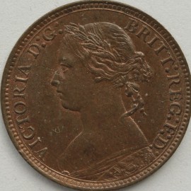 FARTHINGS 1879  VICTORIA F538 UNC T.